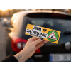 magnetická značka na auto začátečník v ruce