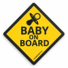 automagnet baby on board žlutý