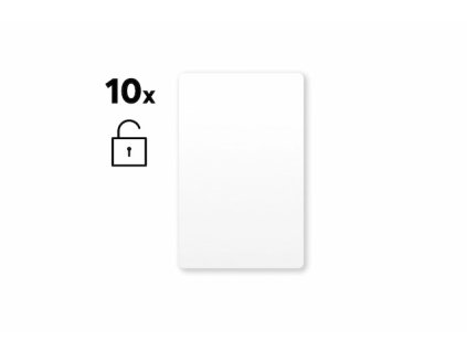 PH Shop 200449 Unverschlüsselte NFC Smart Cards Weiß Set 10 Stück