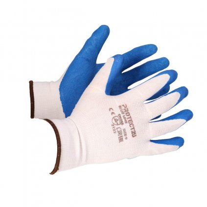 Pracovné rukavice PROTECT2U modré S9