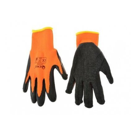 Pracovné rukavice oteplené na zimu ORANGE č.8