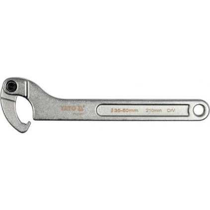 Hákový kľúč s nosom, kĺbový 35 - 50 mm