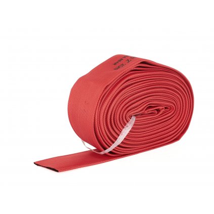 Červená sieťová hadica /hasičská/ 2" 20m (bez koncoviek) (5)