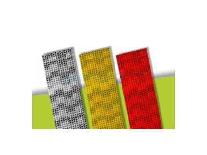 Reflexní páska na pevný podklad - oranžová