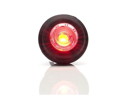 Obrysové světlo červené LED do otvoru W80/669