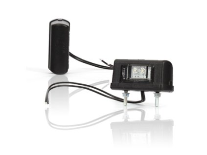 Osvětlení SPZ LED W52/244 -malé černé