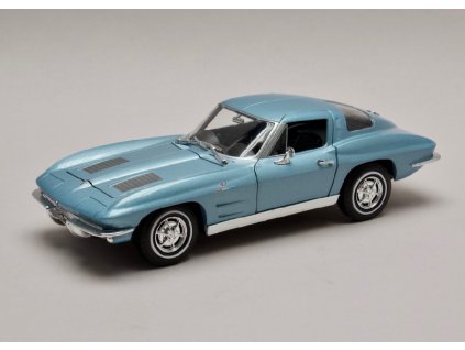 Chevrolet Corvette 1963 met modra 1 24 Welly 24073 01
