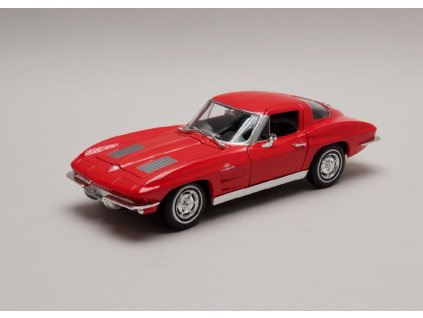 Chevrolet Corvette 1963 cervena 1 24 Welly 24073 01