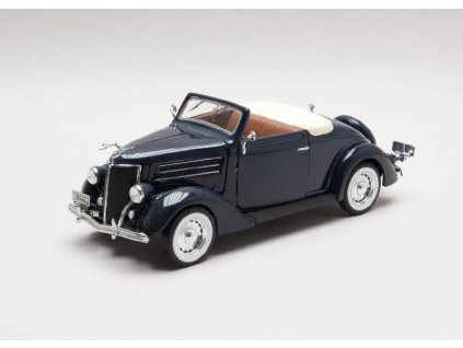 Ford Deluxe 1936 Cabriolet tmave modra 1 24 Welly 22422 01