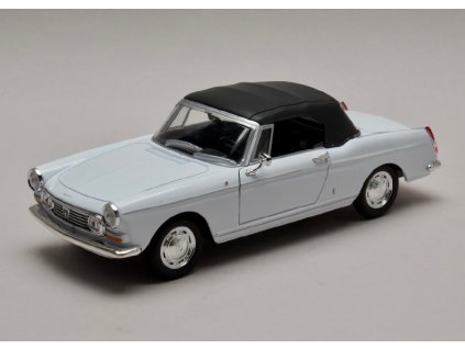 Peugeot 404 Cabriolet 1963 closed Softtop bila 1 24 Welly 22494 01