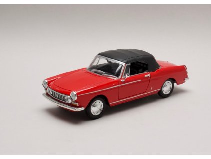 Peugeot 404 Cabriolet 1963 closed Softtop cervena 1 24 Welly 22494Hr 01