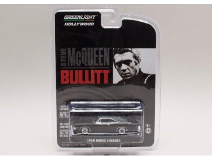 Dodge Charger 1968 Bullitt černá 1 64 Greenlight 44741 01