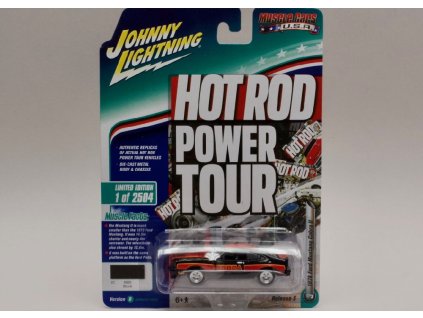 Ford Mustang Cobra II 1978 černo červená verze B 1 64 Johnny Lichtning 01