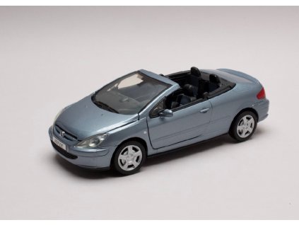 Peugeot 307cc met světle modrá 1 24 Motor Max 73286 01