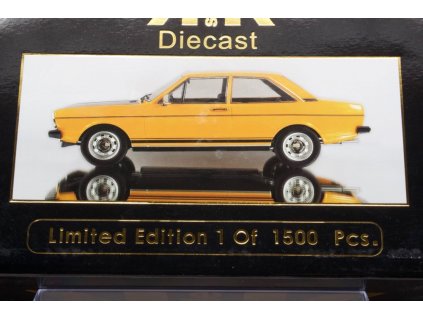 Audi 80 GT E B1 1972 oranžovo černá 1 18 KK scale KKDC180031 02