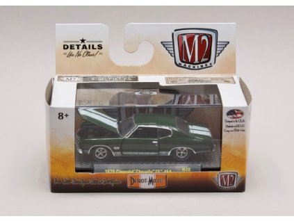 Chevrolet Chevelle SS 454 1970 tm zelená1 64 M2 Machines 32600 R48 01