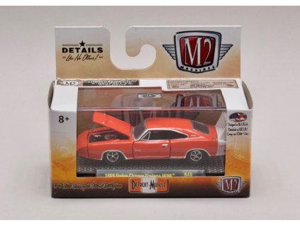 Dodge Charger Daytona HEMI 1969 oranžová 1 64 M2 Machines 32600 R48 01