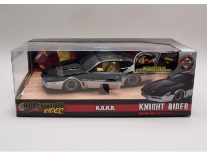 Pontiac Firebird 1982 %22Knight Rider%22 + blikající scaner 1 24 Jada Toys 31115 01