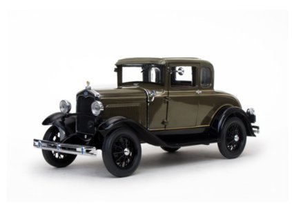 Ford Model A 1931 Coupé olivová černá 1 18 Sun Star 6132 01