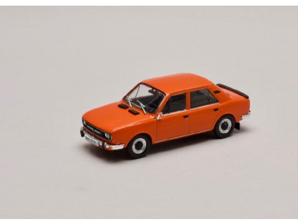 Škoda 120L 1982 úžovka oranžová Brilantní 1 43 Abrex 143ABS 724GS 01