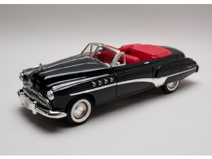 Buick Roadmaster 1949 černá červený interier 1 18 Motor Max 73116 01