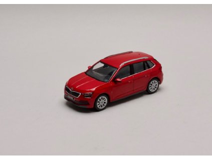 Škoda Kamiq červená Velvet 1 43 i scale 658099300F3P 01