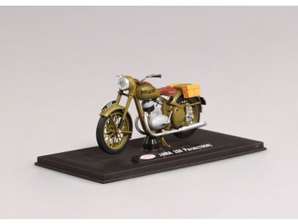 Jawa 250 Pérák 1950 zelená Vojenská 1 18 Abrex 100118M 007 01