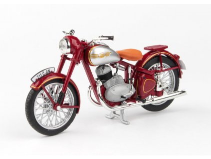 Jawa 250 Pérák Standart 1948 tmavě červená 1 18 Abrex 100118M 006 1 01