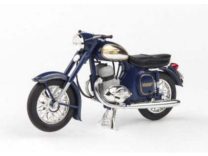 Jawa 350 Kývačka Automatic 1966 modrá Kobaltová 1 18 Abrex 100118M 002d