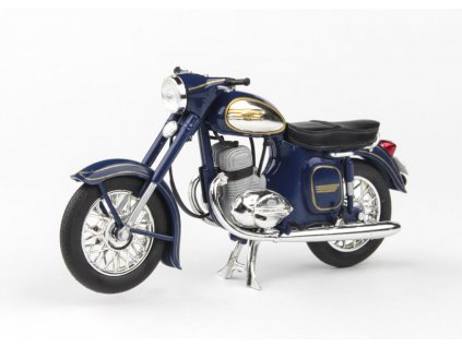 Jawa 350 Kývačka Automatic 1966 modrá Kobaltová 1 18 Abrex 100118M 002d