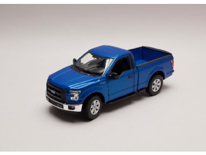 Ford F 150 Regular Cab 2015 met modrá 1 24 Welly 24063 01