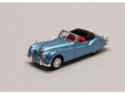 Jaguar XK140 Roadster 1957 modrá metelíza 1 43 Atlas 01