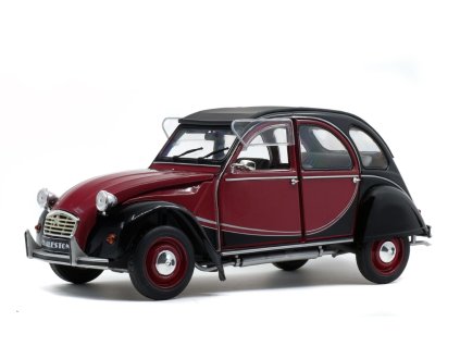 Citroen 2CV Charleston 1982 vínovo černá 1 18 Solido 18005013 01
