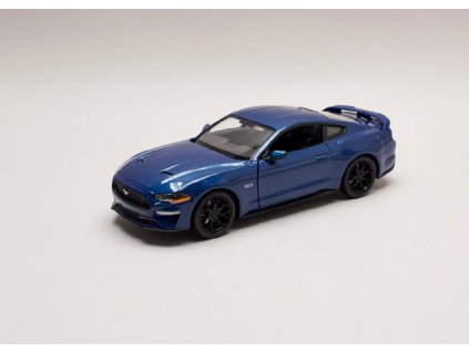 Ford Mustang GT 2018 modrá 1 24 Motor Max 79352 01