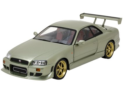 Nissan Skyline GT R R34 1999 Millenium Jade 1 18 Greenlight 19033 01