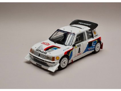 Peugeot 205 T16 E2 #4 Rallye Monte Carlo 1986 1 18 IXO 18RMC049B 01