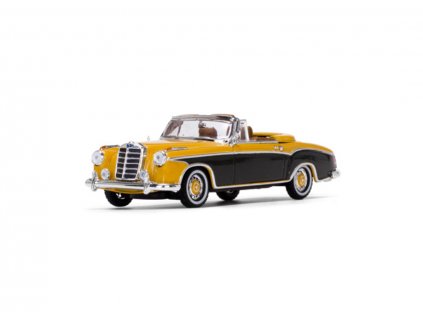 Mercedes Benz 220SE Cabriolet 1958 Yellow Brazil Brown 1 43 Vitesse 28626 01