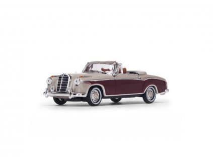 Mercedes Benz 220SE Cabriolet 1958 Light Ivory Red 1 43 Vitesse 28627 01