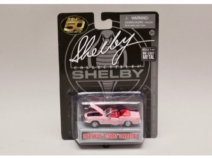 Shelby GT500 KR 1968 Convertible růžová 1 64 Shelby Collectibles 01