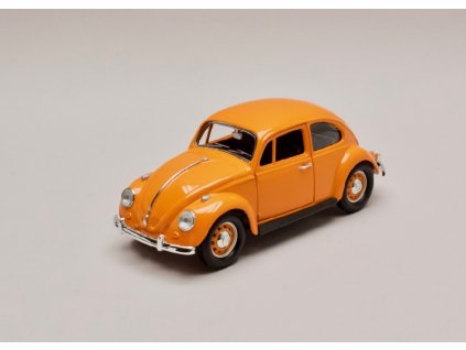 Volkswagen beetle 1967 oranžová 1 24 Lucky Die Cast 24202 01