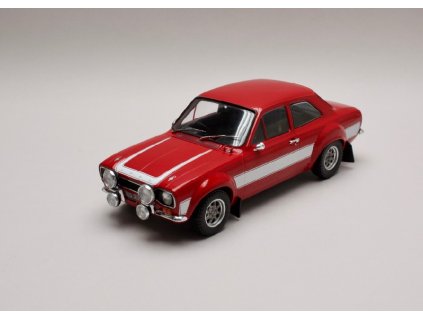 Ford Escort RS 2000 MK1 1973 červeno bílá 1 18 Triple9 Collection 180133 01