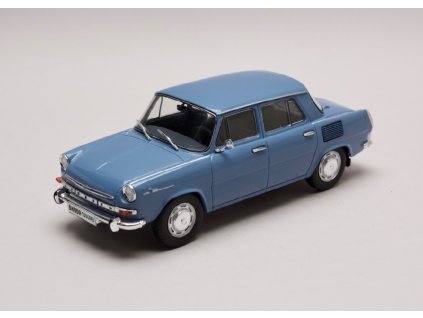 Škoda 1000 MB 1969 modrá 1 24 WhiteBox 124054 01