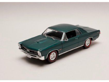 Pontiac GTO 1965 tmavě zelená metalíza 1 24 Welly 22092 01