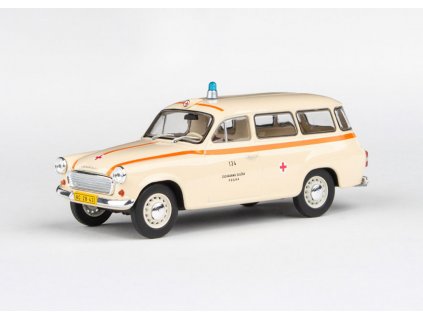 Škoda 1202 1964 Sanitka ZS Praha 134 1 43 Abrex 143ABS 728XO 01