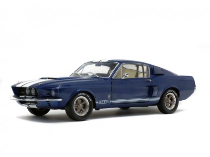 Ford Shelby Mustang GT500 1967 modrá bílé pruhy 1 18 Solido 1802903 01