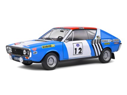 Renault R17 MK1 Gordini #12 Winner Rallye Press on Regardless 1974 1 18 Solido 1803703 01