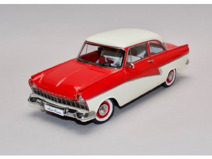 Ford Taunus 17M P2 1957 červená bílá střecha 1 18 KK scale 180271 01