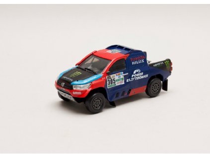 Toyota Hilux V8 #305 Rally Dakar 2017 1 43 Magazine models 01