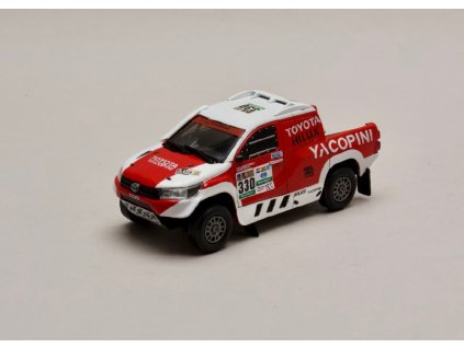 Toyota Hilux V8 #330 Rally Dakar 2017 1 43 Magazine models 01