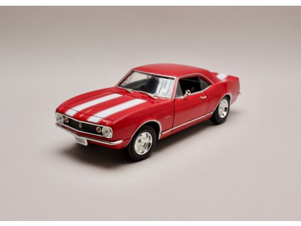 Chevrolet Camaro Z28 1967 červená bílé pruhy 1 18 Lucky Die Cast 92188 01